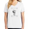 1-DAY RUSH NO MINIMUM Ladies V-Neck Short Sleeve T-Shirt Thumbnail