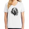 1-DAY RUSH NO MINIMUM Ladies V-Neck Short Sleeve T-Shirt Thumbnail
