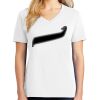 1-DAY RUSH NO MINIMUM Ladies V-Neck Short Sleeve T-Shirt Thumbnail