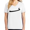 1-DAY RUSH NO MINIMUM Ladies V-Neck Short Sleeve T-Shirt Thumbnail
