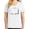 1-DAY RUSH NO MINIMUM Ladies V-Neck Short Sleeve T-Shirt Thumbnail