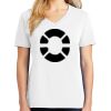 1-DAY RUSH NO MINIMUM Ladies V-Neck Short Sleeve T-Shirt Thumbnail