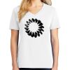 1-DAY RUSH NO MINIMUM Ladies V-Neck Short Sleeve T-Shirt Thumbnail
