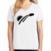 1-DAY RUSH NO MINIMUM Ladies V-Neck Short Sleeve T-Shirt Thumbnail