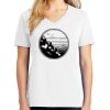 1-DAY RUSH NO MINIMUM Ladies V-Neck Short Sleeve T-Shirt Thumbnail