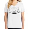 1-DAY RUSH NO MINIMUM Ladies V-Neck Short Sleeve T-Shirt Thumbnail