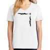 1-DAY RUSH NO MINIMUM Ladies V-Neck Short Sleeve T-Shirt Thumbnail