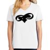 1-DAY RUSH NO MINIMUM Ladies V-Neck Short Sleeve T-Shirt Thumbnail
