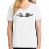 1-DAY RUSH NO MINIMUM Ladies V-Neck Short Sleeve T-Shirt Thumbnail