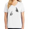 1-DAY RUSH NO MINIMUM Ladies V-Neck Short Sleeve T-Shirt Thumbnail