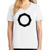 1-DAY RUSH NO MINIMUM Ladies V-Neck Short Sleeve T-Shirt Thumbnail