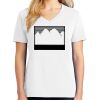 1-DAY RUSH NO MINIMUM Ladies V-Neck Short Sleeve T-Shirt Thumbnail