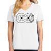 1-DAY RUSH NO MINIMUM Ladies V-Neck Short Sleeve T-Shirt Thumbnail