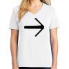 1-DAY RUSH NO MINIMUM Ladies V-Neck Short Sleeve T-Shirt Thumbnail