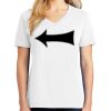 1-DAY RUSH NO MINIMUM Ladies V-Neck Short Sleeve T-Shirt Thumbnail