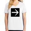 1-DAY RUSH NO MINIMUM Ladies V-Neck Short Sleeve T-Shirt Thumbnail