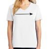 1-DAY RUSH NO MINIMUM Ladies V-Neck Short Sleeve T-Shirt Thumbnail