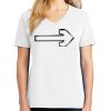 1-DAY RUSH NO MINIMUM Ladies V-Neck Short Sleeve T-Shirt Thumbnail