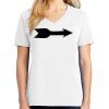 1-DAY RUSH NO MINIMUM Ladies V-Neck Short Sleeve T-Shirt Thumbnail