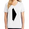 1-DAY RUSH NO MINIMUM Ladies V-Neck Short Sleeve T-Shirt Thumbnail