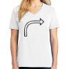 1-DAY RUSH NO MINIMUM Ladies V-Neck Short Sleeve T-Shirt Thumbnail