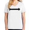 1-DAY RUSH NO MINIMUM Ladies V-Neck Short Sleeve T-Shirt Thumbnail
