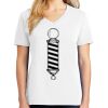 1-DAY RUSH NO MINIMUM Ladies V-Neck Short Sleeve T-Shirt Thumbnail