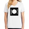 1-DAY RUSH NO MINIMUM Ladies V-Neck Short Sleeve T-Shirt Thumbnail