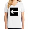 1-DAY RUSH NO MINIMUM Ladies V-Neck Short Sleeve T-Shirt Thumbnail