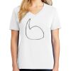 1-DAY RUSH NO MINIMUM Ladies V-Neck Short Sleeve T-Shirt Thumbnail