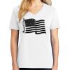 1-DAY RUSH NO MINIMUM Ladies V-Neck Short Sleeve T-Shirt Thumbnail