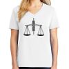 1-DAY RUSH NO MINIMUM Ladies V-Neck Short Sleeve T-Shirt Thumbnail