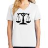 1-DAY RUSH NO MINIMUM Ladies V-Neck Short Sleeve T-Shirt Thumbnail