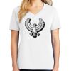 1-DAY RUSH NO MINIMUM Ladies V-Neck Short Sleeve T-Shirt Thumbnail