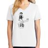 1-DAY RUSH NO MINIMUM Ladies V-Neck Short Sleeve T-Shirt Thumbnail
