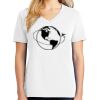 1-DAY RUSH NO MINIMUM Ladies V-Neck Short Sleeve T-Shirt Thumbnail