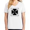 1-DAY RUSH NO MINIMUM Ladies V-Neck Short Sleeve T-Shirt Thumbnail