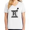 1-DAY RUSH NO MINIMUM Ladies V-Neck Short Sleeve T-Shirt Thumbnail