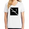 1-DAY RUSH NO MINIMUM Ladies V-Neck Short Sleeve T-Shirt Thumbnail