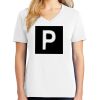 1-DAY RUSH NO MINIMUM Ladies V-Neck Short Sleeve T-Shirt Thumbnail