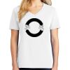 1-DAY RUSH NO MINIMUM Ladies V-Neck Short Sleeve T-Shirt Thumbnail