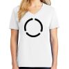1-DAY RUSH NO MINIMUM Ladies V-Neck Short Sleeve T-Shirt Thumbnail