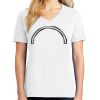 1-DAY RUSH NO MINIMUM Ladies V-Neck Short Sleeve T-Shirt Thumbnail