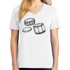 1-DAY RUSH NO MINIMUM Ladies V-Neck Short Sleeve T-Shirt Thumbnail