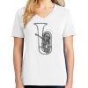 1-DAY RUSH NO MINIMUM Ladies V-Neck Short Sleeve T-Shirt Thumbnail