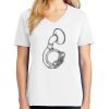 1-DAY RUSH NO MINIMUM Ladies V-Neck Short Sleeve T-Shirt Thumbnail