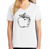 1-DAY RUSH NO MINIMUM Ladies V-Neck Short Sleeve T-Shirt Thumbnail