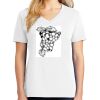 1-DAY RUSH NO MINIMUM Ladies V-Neck Short Sleeve T-Shirt Thumbnail