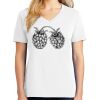1-DAY RUSH NO MINIMUM Ladies V-Neck Short Sleeve T-Shirt Thumbnail