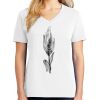 1-DAY RUSH NO MINIMUM Ladies V-Neck Short Sleeve T-Shirt Thumbnail